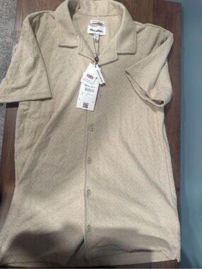 Threadbare Men’s Short Sleeve Button-Up Shirt